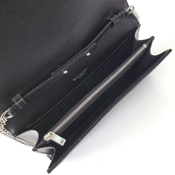 Saint Laurent Chain Wallet Black Silver - Picture 4 of 4